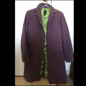 GAP, Size small, Purple knee length coat